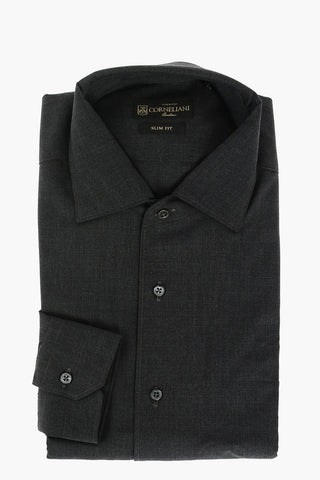 SLIM FIT Virgin Wool Shirt