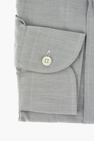 Standard Collar Twill Cotton Shirt