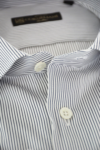 Pinstriped Oxford Cotton Shirt