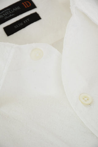 ID Jacquard Cotton SLIM FIT Shirt