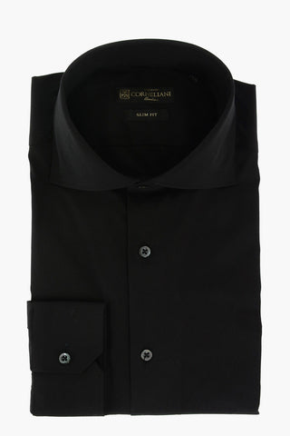 Stretch Cotton SLIM FIT Shirt with Standard Collar