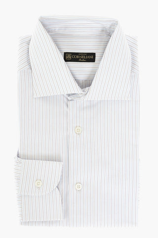 Pinstriped Twill Cotton Shirt