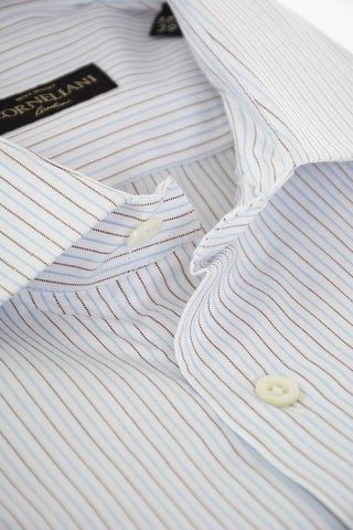 Pinstriped Twill Cotton Shirt