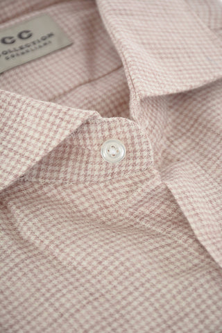 CC COLLECTION Houndstooth Wool and Cotton Shirt