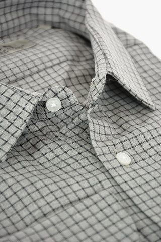 CC COLLECTION Camicia Graph Check con Collo Francese