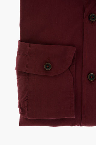 ID Camicia in Cotone Popeline con Collo Francese