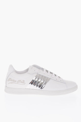 leather Lo-Top Sneakers