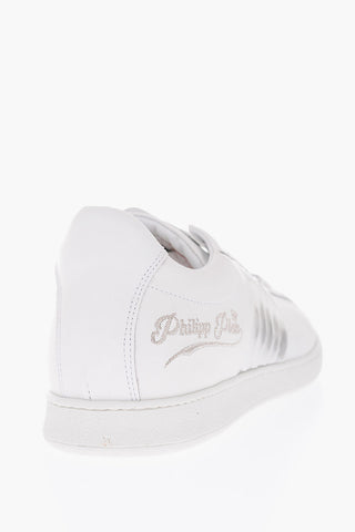 leather Lo-Top Sneakers