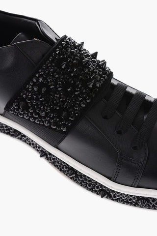 leather ALEKSANDROV sneakers with jewels