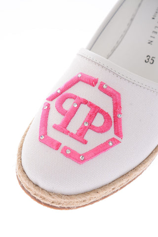 cotton RAISSA espadrillas with embroidery