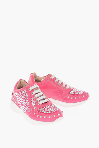 rhinestone embellished LOVE THEM Runner sneakers