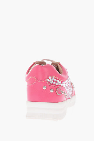 rhinestone embellished LOVE THEM Runner sneakers