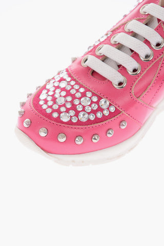 rhinestone embellished LOVE THEM Runner sneakers