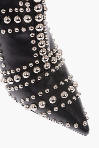 13cm leather studded EAGLE Booties