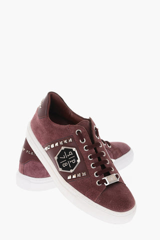 Leather Sneakers with Studs