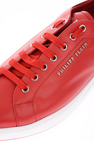 leather low top sneakers
