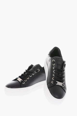leather sneakers