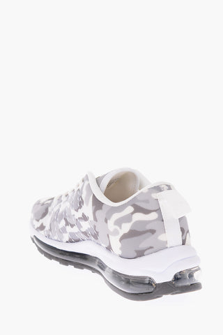 camouflage sneakers with air bubble sole