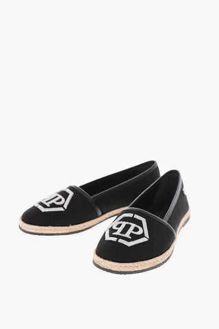 cotton RAISSA espadrillas with embroidery