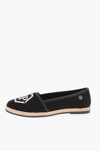 cotton RAISSA espadrillas with embroidery