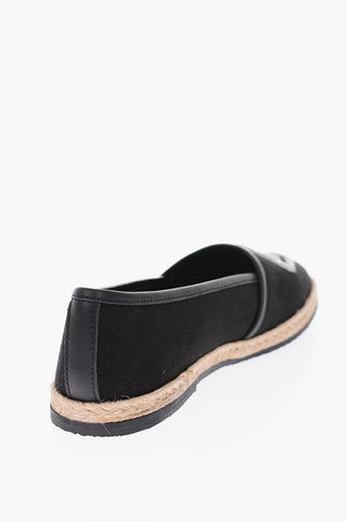 cotton RAISSA espadrillas with embroidery