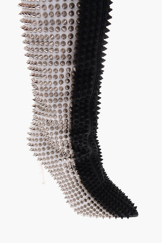 Over-the-Knee Boots FASHION SHOW Studded Leather 12cm