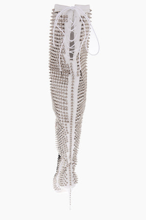 Overknee-Stiefel FASHION SHOW genietet aus Leder 12cm