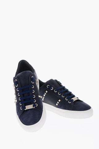 Leather Sneakers with Studs