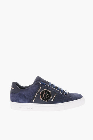 Leather Sneakers with Studs