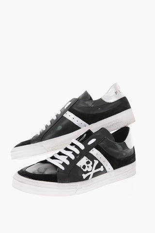 leather vintage effect Lo-Top Retrokickz TM Sneakers