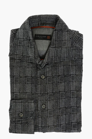 ID Camicia in Cotone con Stampa Glen Check
