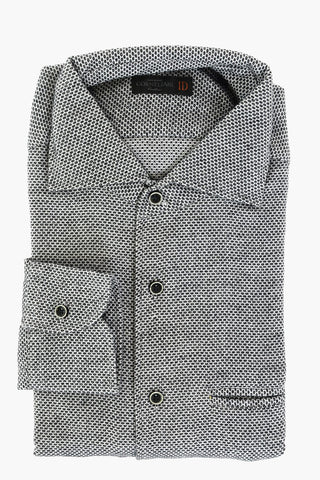 ID Camicia in Cotone Hopsack con Taschino