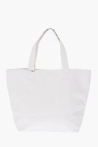 faux leather Tote bag with double handle