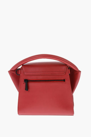 faux leather bag with removable shoulder strap