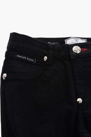 skulls embroidered back PRETT jeans