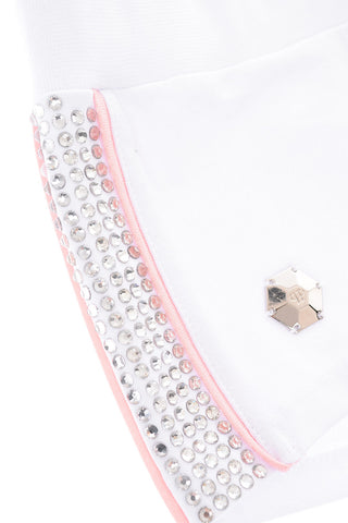 rhinestone embellished shorts