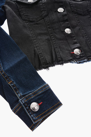 stretch denim jean jacket