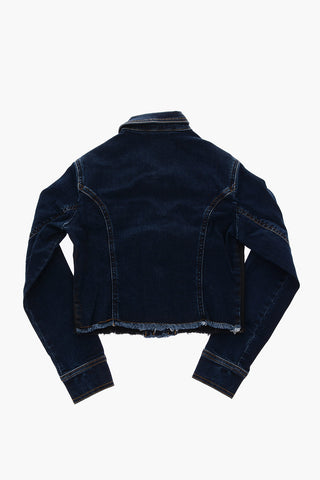 stretch denim jean jacket