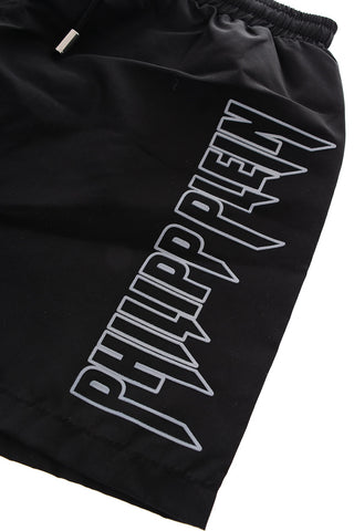 drawstring waist GOTHIC PLEIN swim shorts