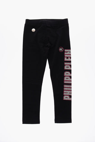 stretch cotton CRYSTAL PLEIN leggings