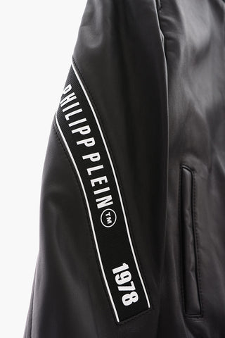 Leather TM Bomber