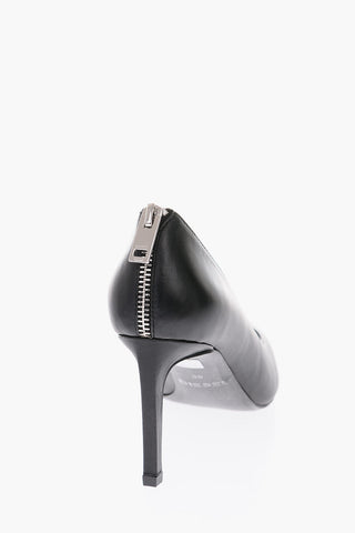 8,5cm leather D-FEMME MP  pumps with zip