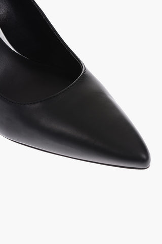 8,5cm leather D-FEMME MP  pumps with zip