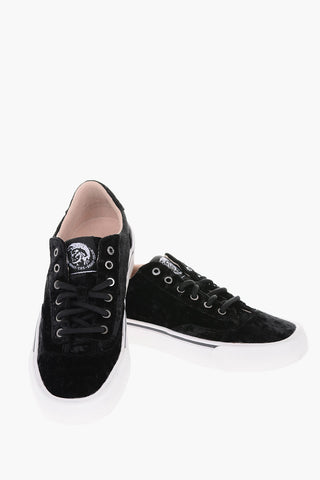 sneakers S-FLIP LOW W in velluto