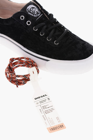 sneakers S-FLIP LOW W in velluto