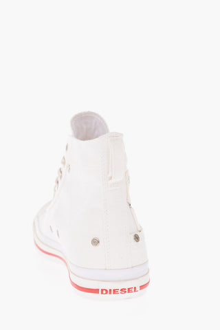 denim EXPOSURE high top sneakers