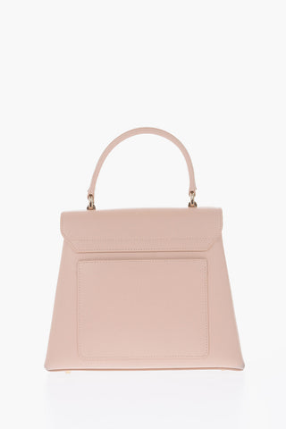 saffino leather 1 handle bag with removable shoulder strap