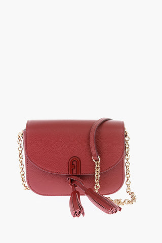 leather FLOWER TATTOO crossbody bag