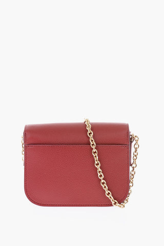leather FLOWER TATTOO crossbody bag