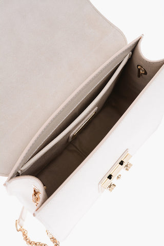 Leather METROPOLIS Bag with Removable Shoulder Chain 